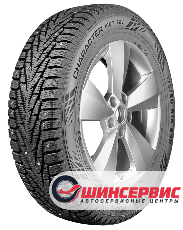 Ikon 175/80 R16 Character Ice 7 SUV (Nordman 7 SUV) 88R Шипы