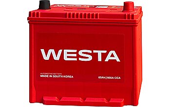 АКБ WESTA Asia 6ст-65 (о.п.) 600А 232*175*220 (75D23L SMF)