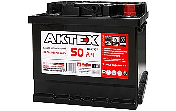 АКБ AKTEX 6ст-50 (о.п.) 520А 207*175*175 низк. (2022г)
