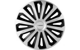 Колпаки колесные MICHELIN 16, Космо, цвет: серебристо-черный, 4 шт.